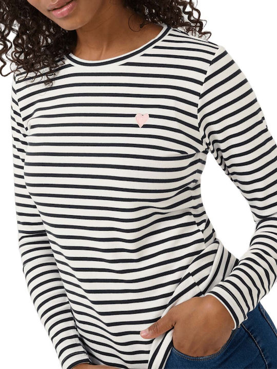 Women's Blouse Striped Blue