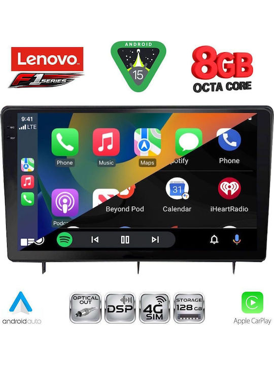 Lenovo Car Audio System for Honda Civic 2022 (Bluetooth/USB/WiFi/GPS/Apple-Carplay/Android-Auto) with Touch Screen 10"