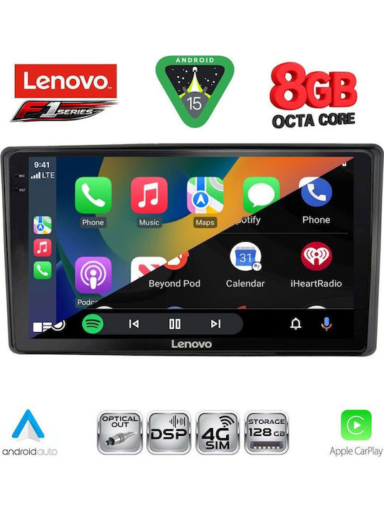 Lenovo Car Audio System for Toyota Raize 2020 (Bluetooth/USB/WiFi/GPS/Apple-Carplay/Android-Auto) with Touch Screen 10"