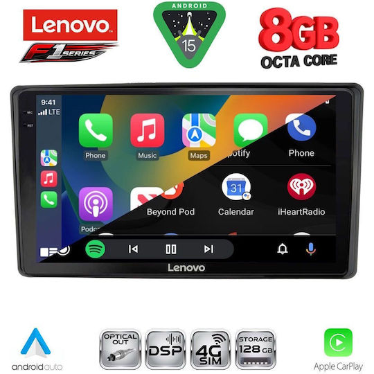 Lenovo Ηχοσύστημα Αυτοκινήτου για Toyota Raize 2020 (Bluetooth/USB/WiFi/GPS/Apple-Carplay/Android-Auto) με Οθόνη Αφής 10"