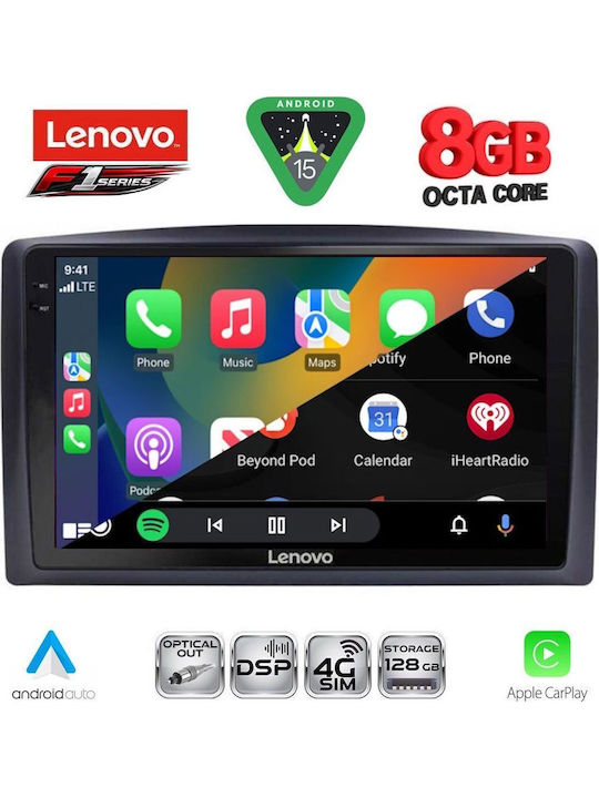 Lenovo Car Audio System for Mercedes-Benz Vito / Viano 2015-2022 (Bluetooth/USB/WiFi/GPS/Apple-Carplay/Android-Auto) with Touch Screen 10"