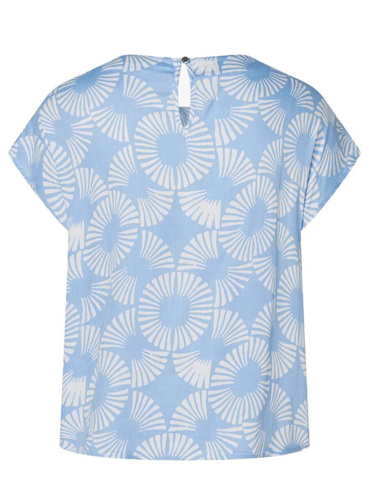 MORE & MORE Bluse Sky Blue