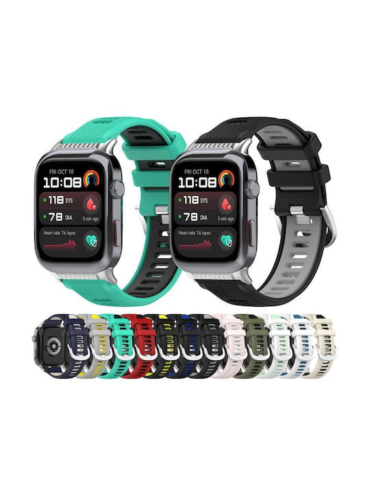 Λουράκι Σιλικόνης Μαύρο (Huawei Watch D2)