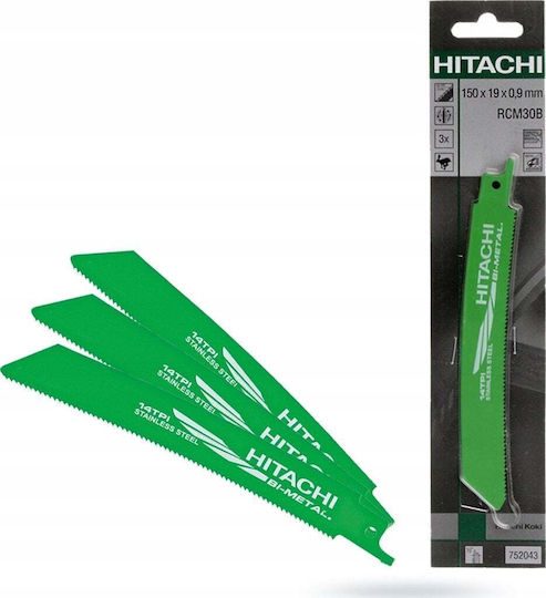 Hitachi Reciprocating Saw Blades Rcm30b 3 Pcs