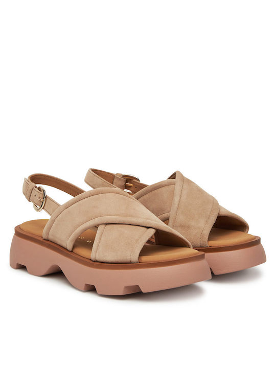 Women's Flat Sandals Brown