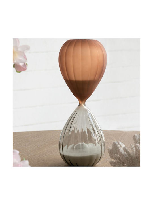 Artekko Bürodekoration Zubehör Sanduhr aus Glas 9,3x9,3x24,8cm Verschiedene Designs
