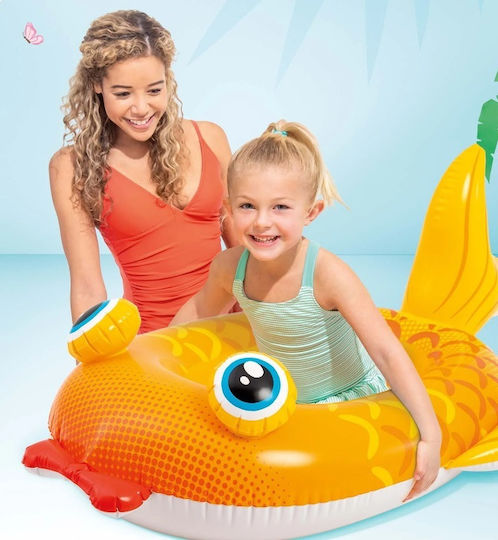 Inflatable Swimming Ring Children 107 X 69 Fish