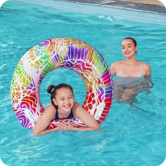 Inflatable Swim Ring Handles Bestway 91 Cm Red
