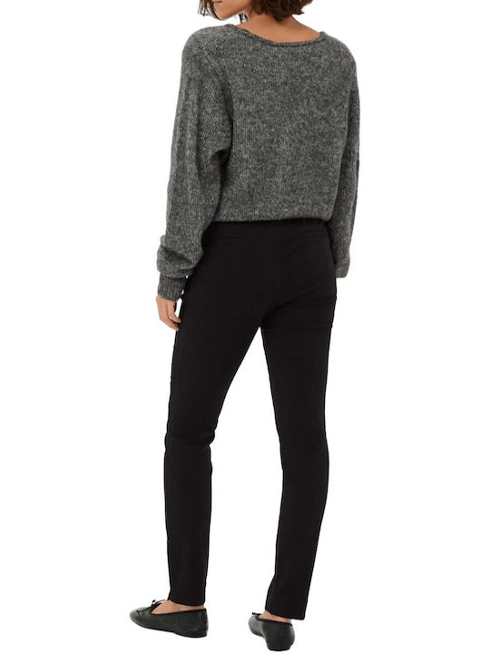 Kaffe Damen Hoch tailliert Stoff Hose Black Kaffe Damen Hoch tailliert Stoff Hose Black