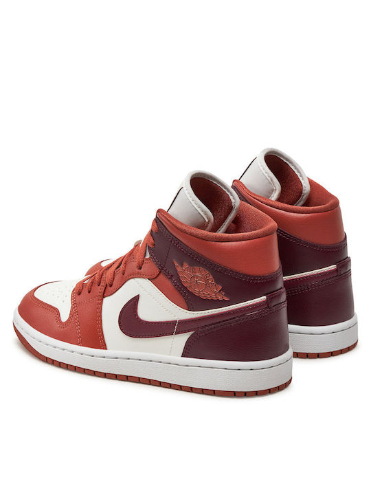 Air  1 Mid Boots Orange
