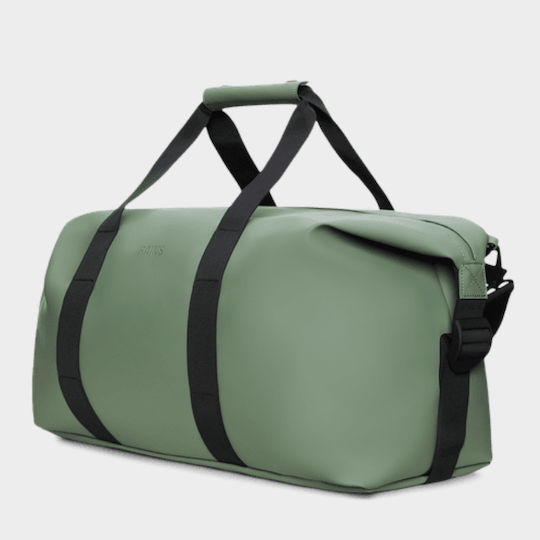 Rains Hilo Weekend Bag Sack Voyage Green Fabric L52cm