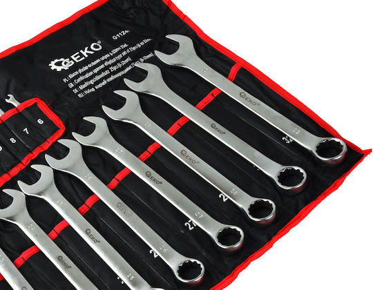 Geko Satin Combination Wrenches 6-32mm 25 Pieces G11246