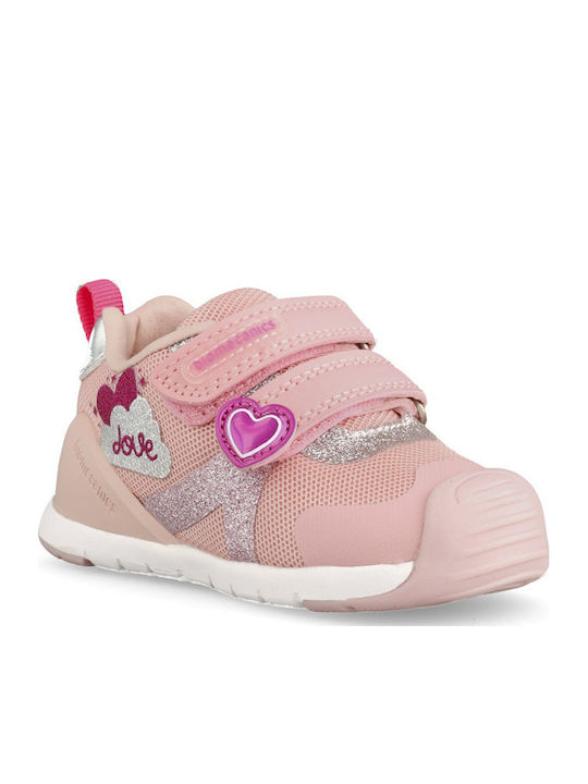 Παιδικά Sneakers με Σκρατς Ροζ