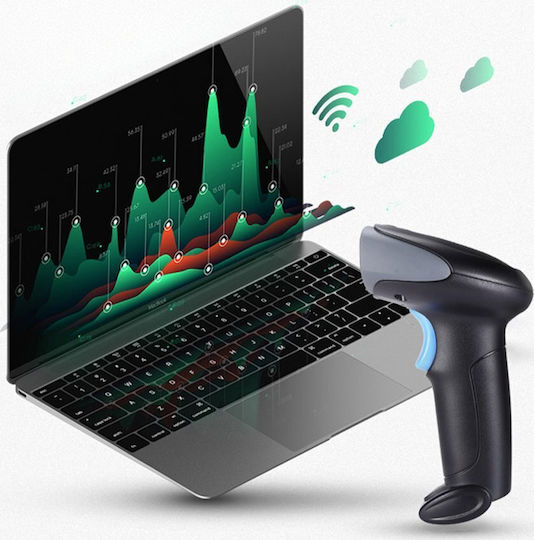 Zenwire Scanner portabil Wireless cu capacitate de citire a codurilor de bare 1D