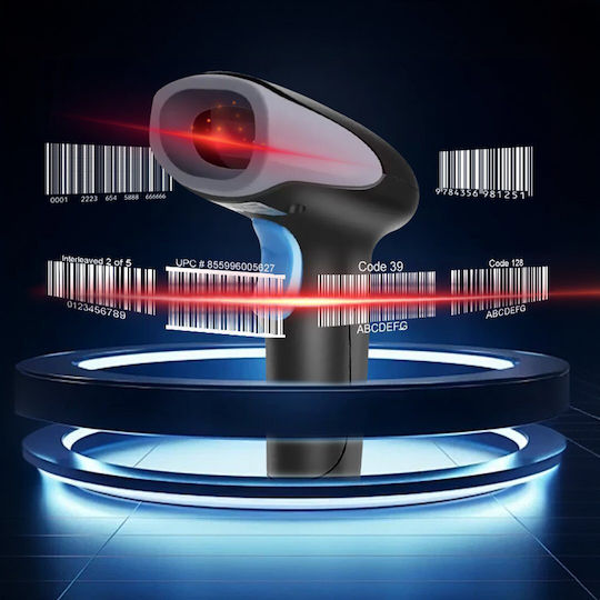 Zenwire Scanner portabil Wireless cu capacitate de citire a codurilor de bare 1D