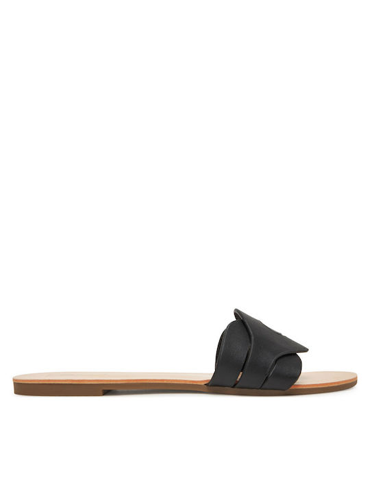 Flache Sandalen für Damen in Schwarz Farbe
