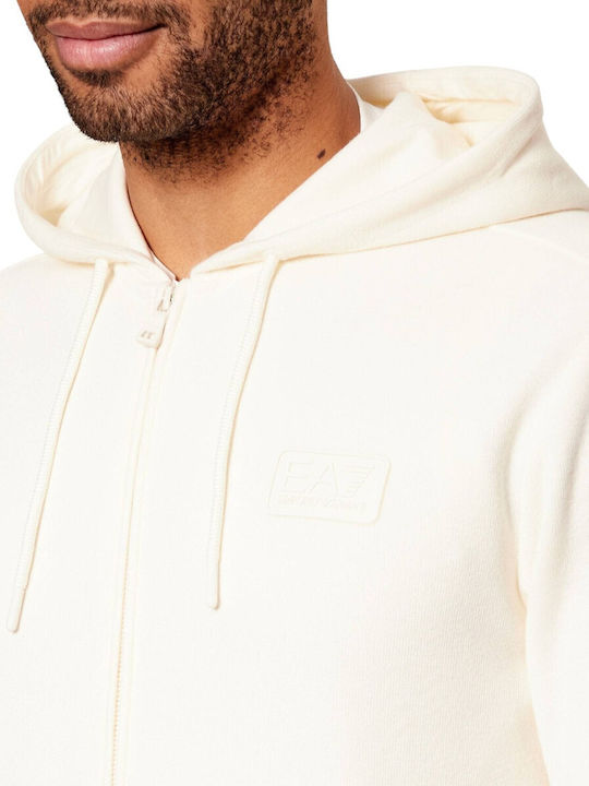 Sweatshirt with Hood White