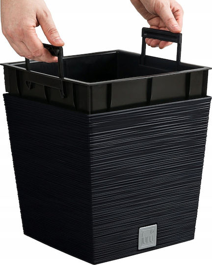 Prosperplast Furu Γλάστρα Ανθρακί