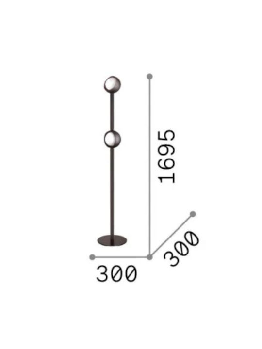 Ideal Lux LED Φωτιστικό Δαπέδου Υ169.5εκ.