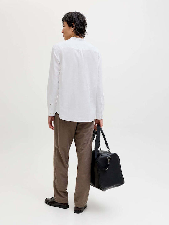 Langärmlig Hemd White