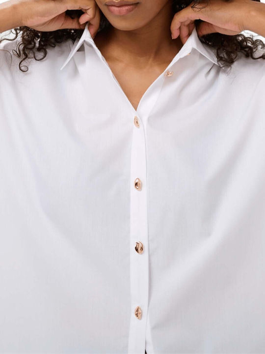 Women's Long Sleeve Shirt White