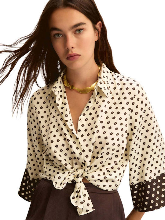 Women's Long Sleeve Shirt Brown