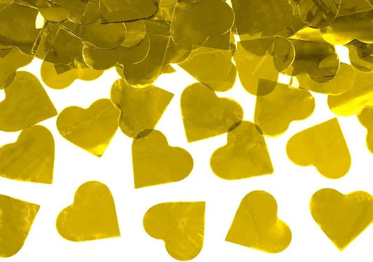 Hearts Confetti Yellow