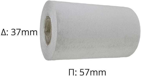 Θερμική Χαρτοταινία Ταμειακής Π57xΔ40mm 60τμχ