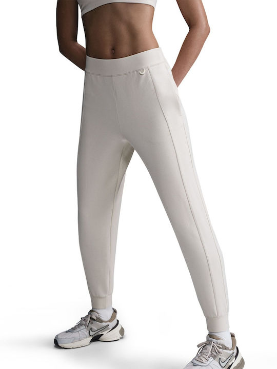 Dri-Fit Damen Jogginghose Ecru