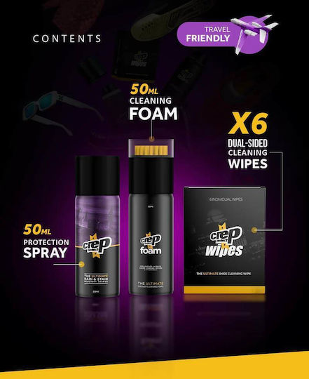 Crep Protect Starter Pack Shoes Cleaning Kit Καθαριστικό Σετ Παπουτσιών 700013930.0
