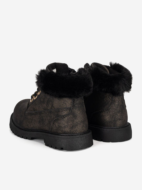 Kinder Sneakers Hoch Schwarz