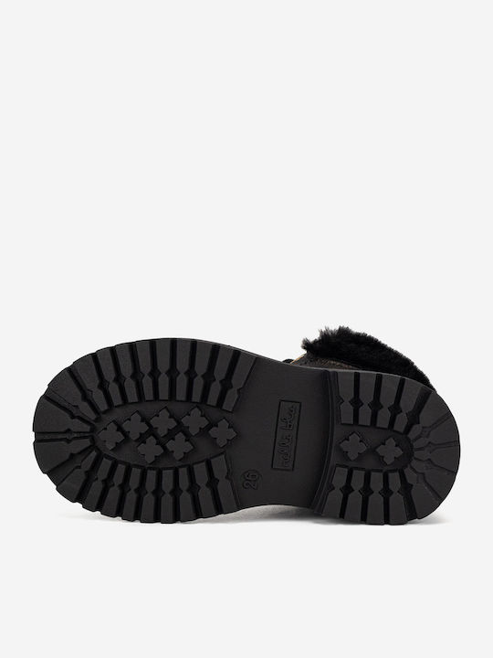 Kinder Sneakers Hoch Schwarz