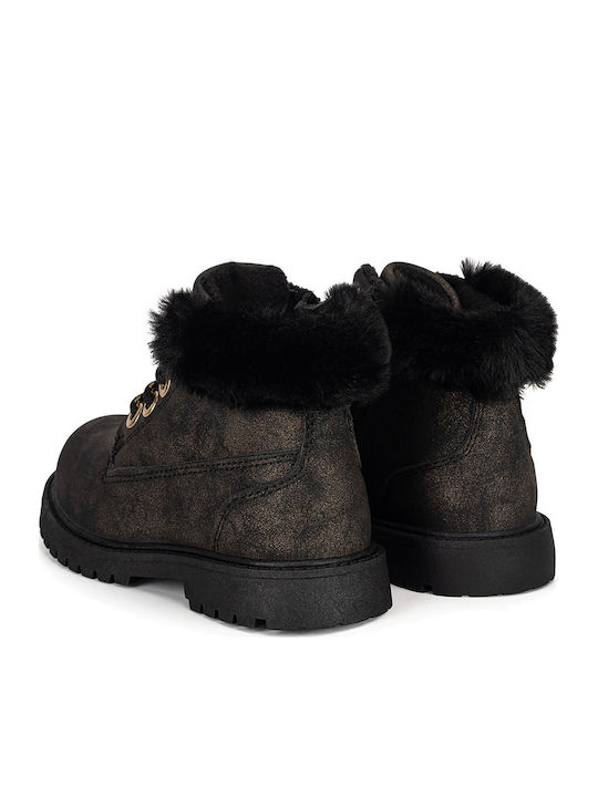 Kinder Sneakers Hoch Schwarz