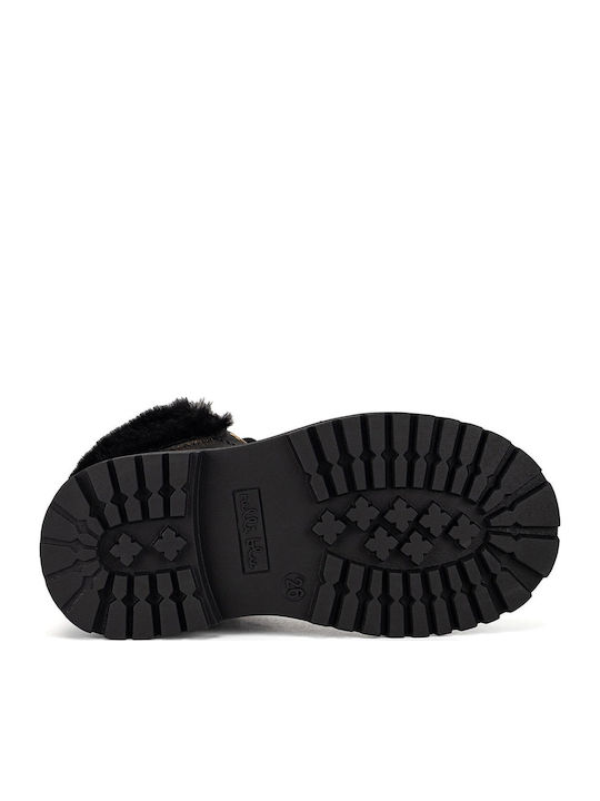 Kinder Sneakers Hoch Schwarz