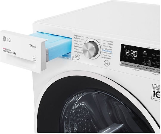 LG RH90V9AV4N Uscător de rufe 9kg cu pompă de căldură