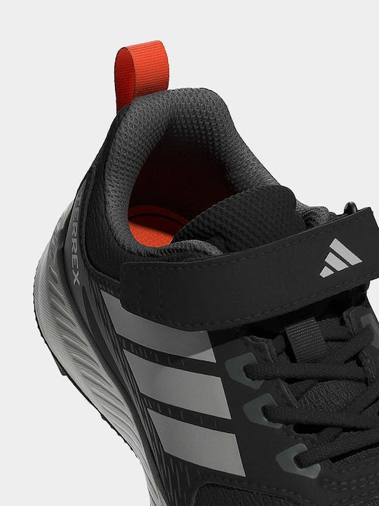 Kids Hiking Shoes Tracefinder With Hoop & Loop Closure Black