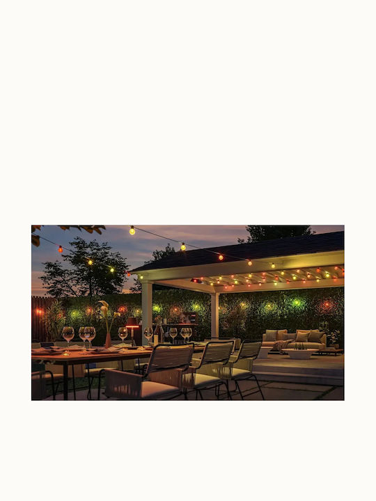 Philips Hue Festavia Waterproof Smart Garland Lights LED IP65 7m with 10 Lamps