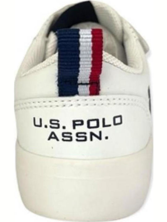 Παιδικά Sneakers Ανατομικά με Σκρατς Λευκά