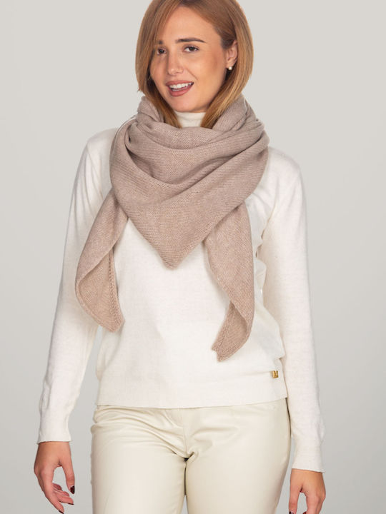 Women's Wool Scarf Beige