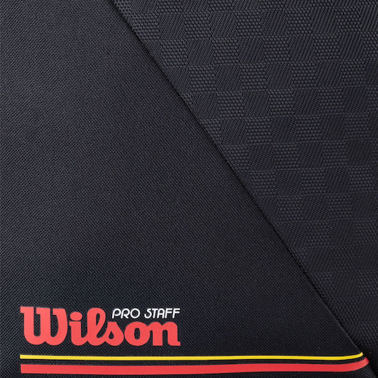 Wilson Staff Τσάντα Πλάτης Τένις 2 Ρακετών Μαύρη