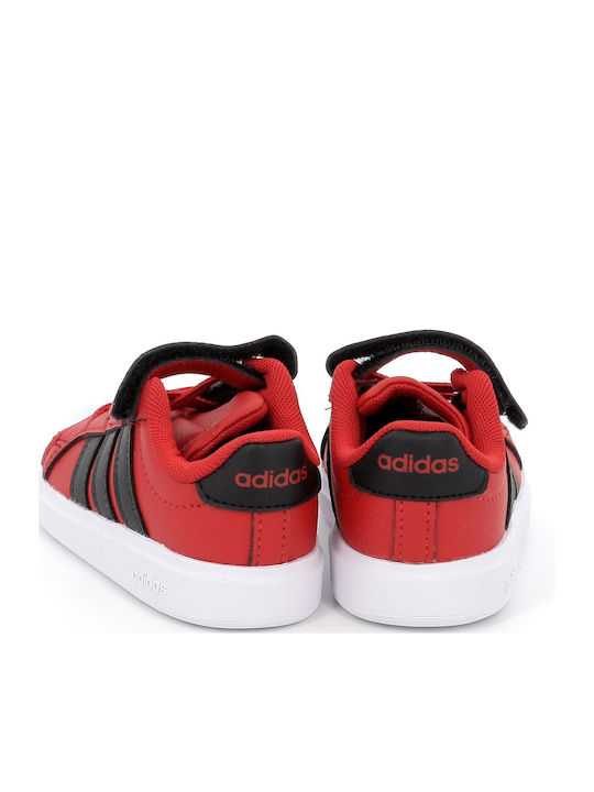 Streettalk Kids Sneakers with Hoop & Loop Closure Red