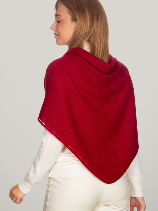 Women's Wool Scarf Red