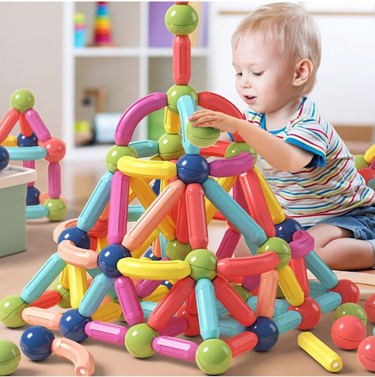MalPlay MalPlay Magnetisches Bau- und Konstruktionsspielzeug für Kinder ab 3 Jahren