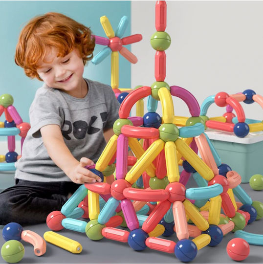 MalPlay MalPlay Magnetisches Bau- und Konstruktionsspielzeug für Kinder ab 3 Jahren