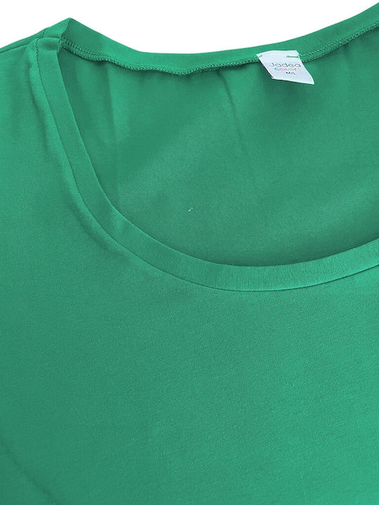 Kurzärmelig Grün Damen T-Shirt