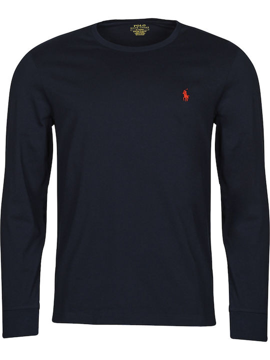 Langarm-Pullover Marineblau