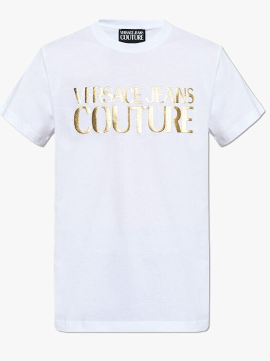 T-shirt Λευκό-χρυσό