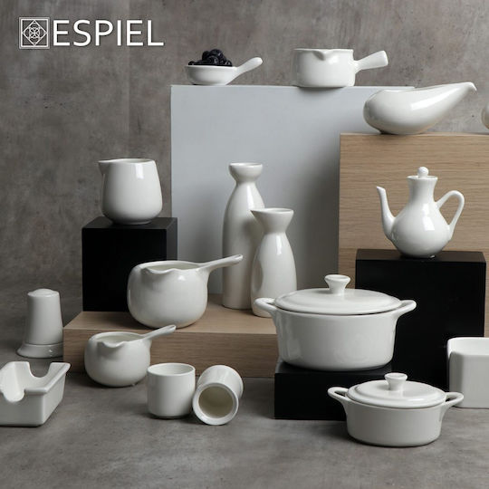 Espiel Decorative Vase Siders Ecru 5x5x12cm