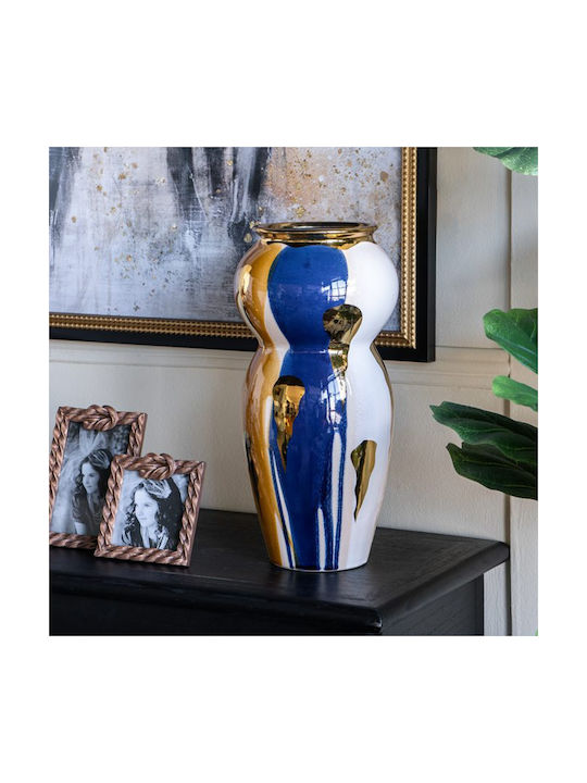 Artekko Ekko Decorative Ceramic Vase Multicolored 20x20x41.3 cm