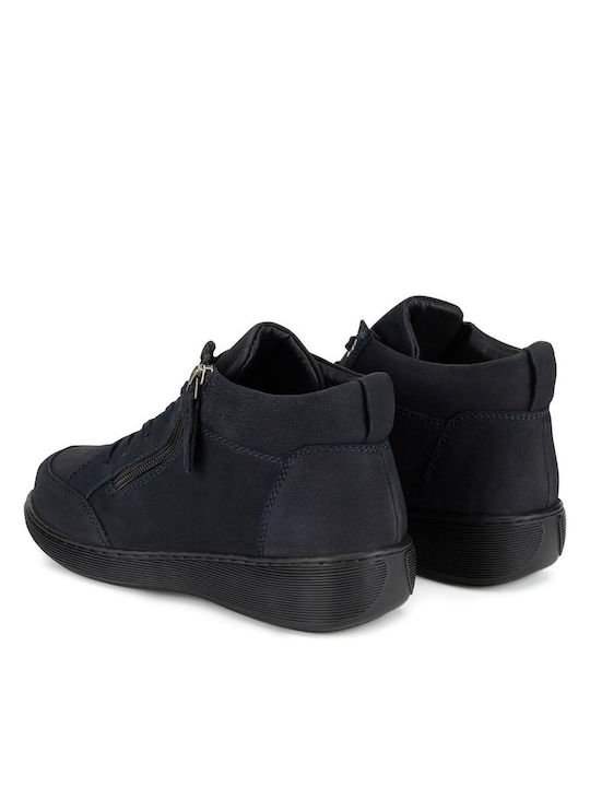 Stiefeletten Damen Marineblau